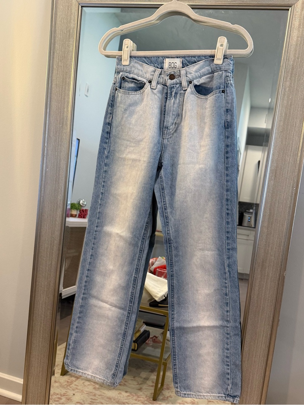BDG by Urban Outfitters Light Wash Straight Leg Jeans - Women's